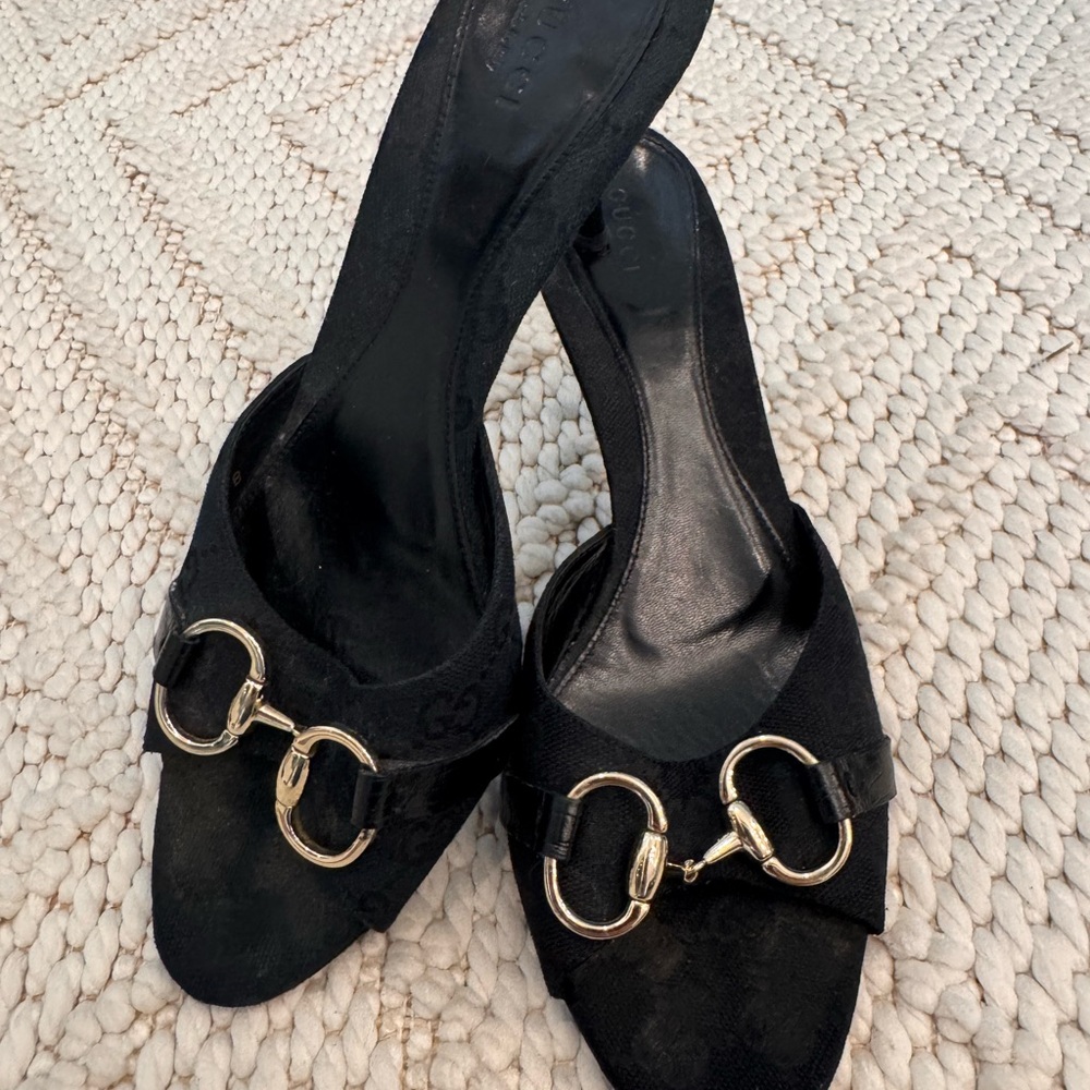 Elegant Black Women's Slide Sandals